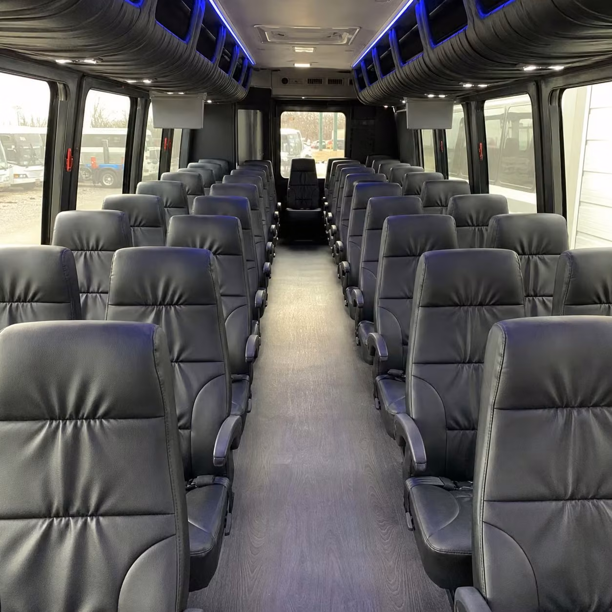 30 passenger minibus inside