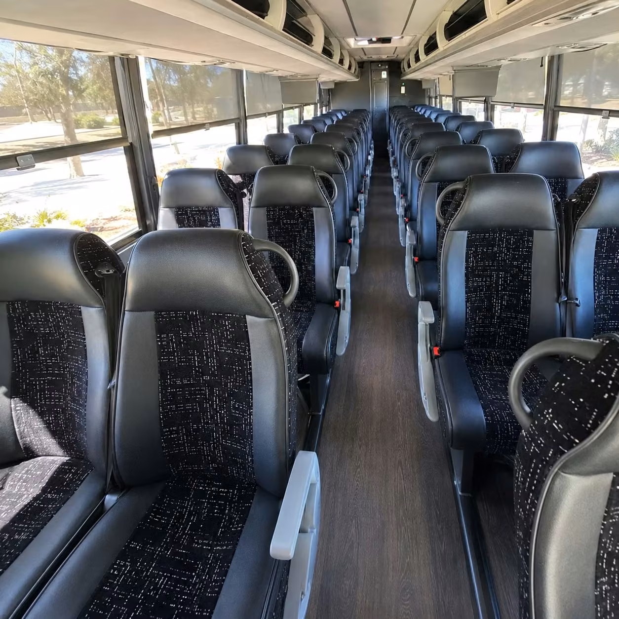 mesa charter bus interior