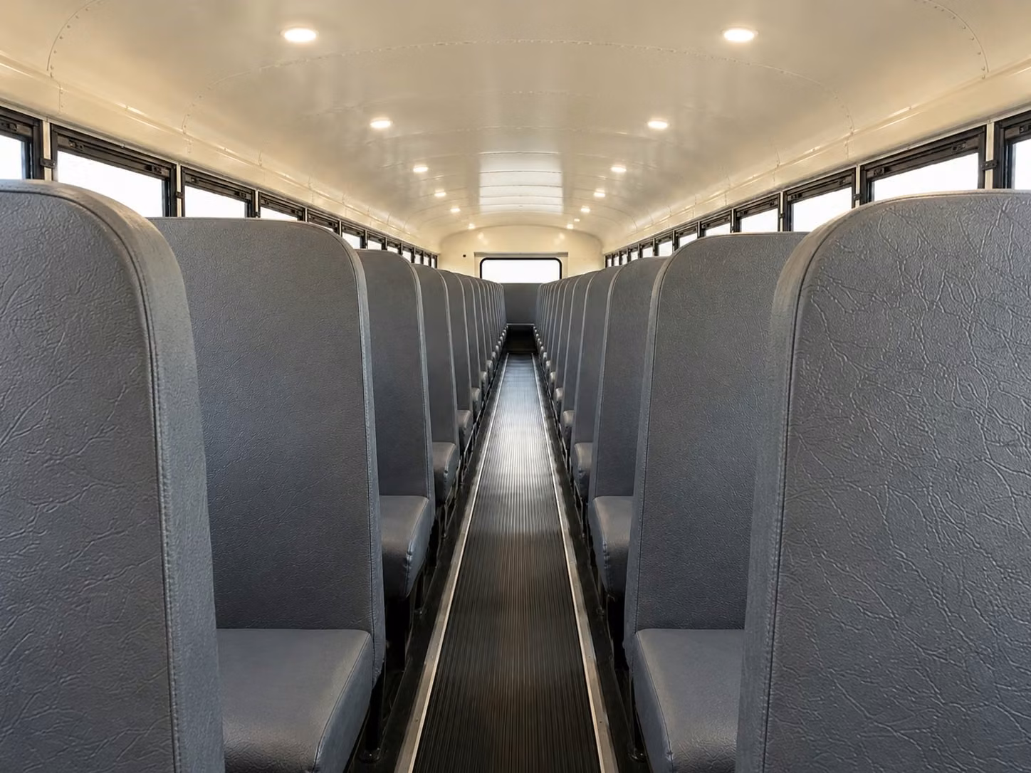 school bus inside
